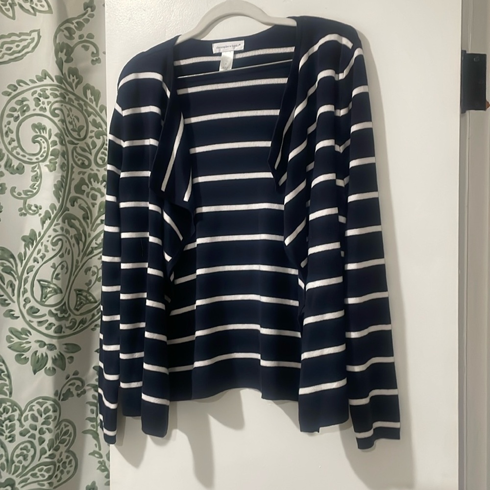 Christopher & Banks Striped Cardigan S vintage